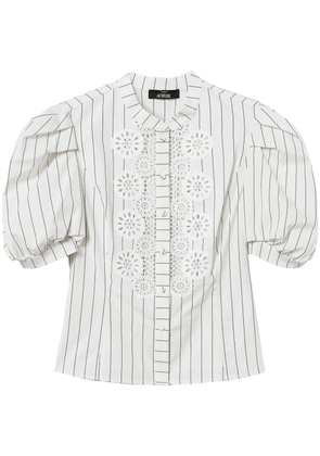 TWINSET embroidered poplin shirt - White