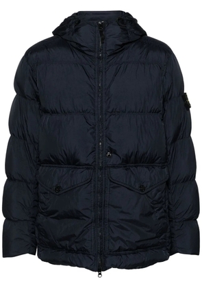 Stone Island Compass-badge puffer jacket - Blue