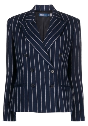 Polo Ralph Lauren striped linen blazer - Blue