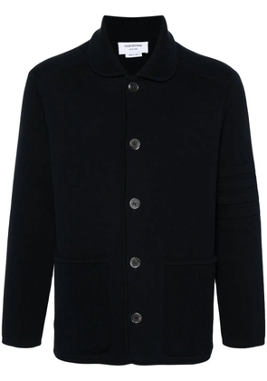 Thom Browne 4-Bar piqué-weave jacket - Blue