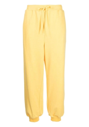 pushBUTTON drawstring cuffed joggers - Yellow