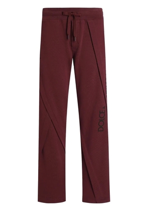 Dolce & Gabbana drawstring track pants - Red