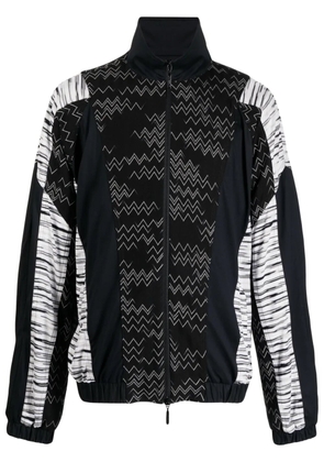 Missoni Zig Zag zip-up jacket - Black