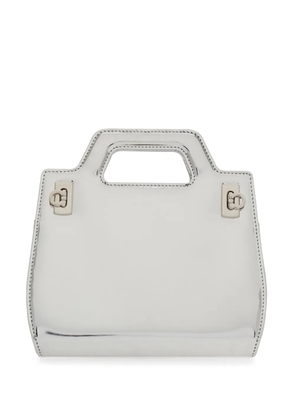 Ferragamo small Wanda leather bag - Silver