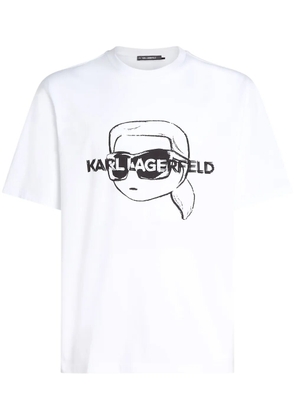 Karl Lagerfeld Ikon-patch T-shirt - White