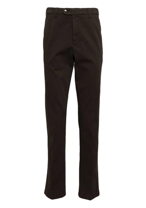 Canali gabardine chino trousers - Brown