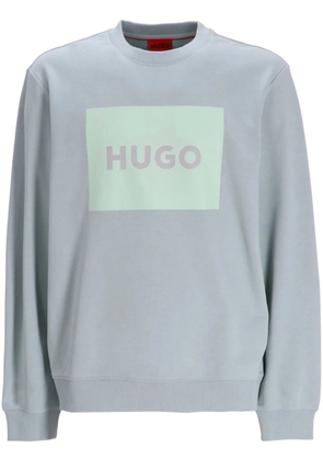 HUGO logo-print cotton sweatshirt - Grey