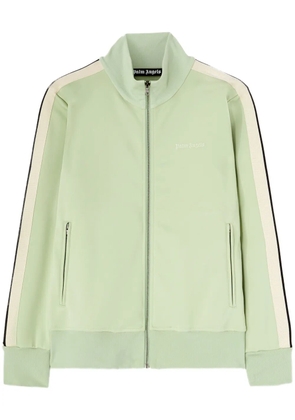 Palm Angels embroidered logo track jacket - Green