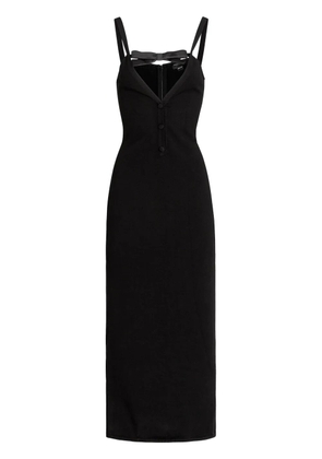 Giambattista Valli cut-out detailing long dress - Black