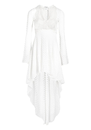 Giambattista Valli asymmetrical dress - White