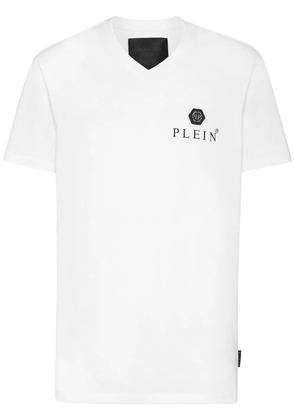 Philipp Plein logo-plaque T-shirt - White