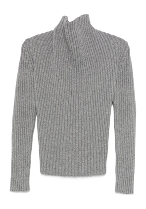 Victoria Beckham ribbed roll-neck sweater - Grey