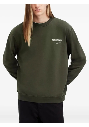 AllSaints logo-print sweatshirt - Green