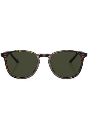 Oliver Peoples Finley round-frame sunglasses - Green