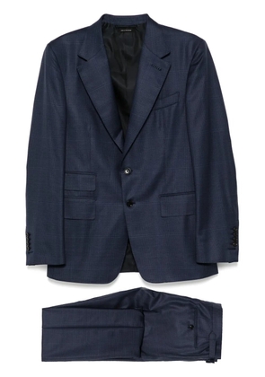 TOM FORD checked suit - Blue