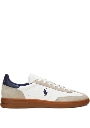 Polo Ralph Lauren suede sneakers - White