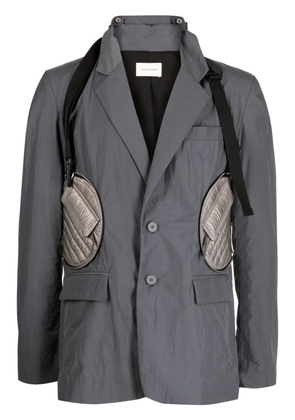 Craig Green Packable single-breasted blazer - Grey