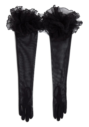 Karl Lagerfeld K/Signature gloves - Black