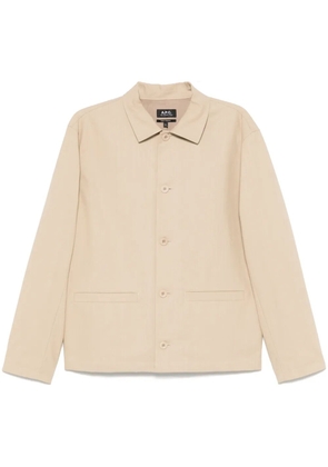 A.P.C. cotton shirt jacket - Neutrals