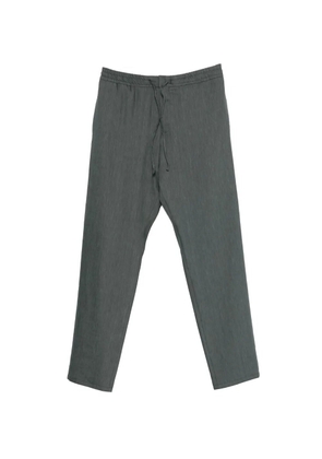 Canali slub-texture trousers - Grey
