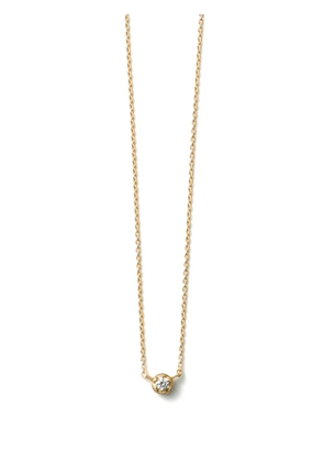 Shihara 18kt yellow gold One Stone diamond necklace