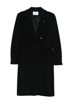 Manuel Ritz double-breasted wool-blend coat - Black