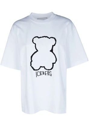 Iceberg logo-print T-shirt - White