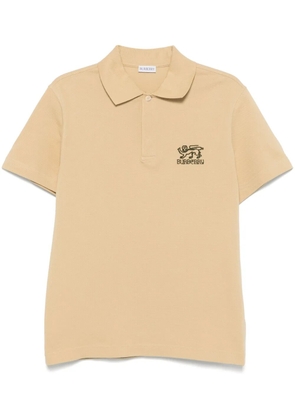 Burberry cotton polo shirt - Neutrals