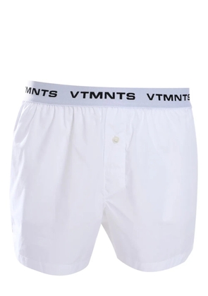 VTMNTS logo-waistband boxers - White