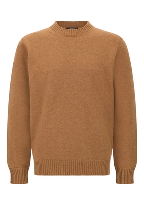 Boggi Milano crew-neck sweater - Brown
