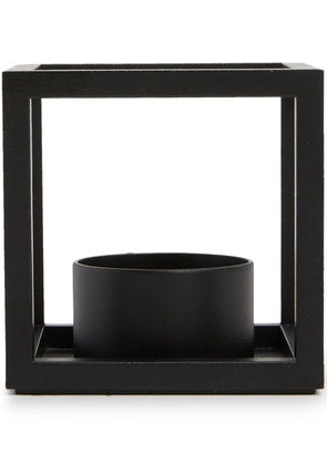 Audo Kubus metal candle holder - Black