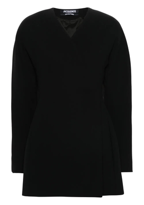 Jacquemus La Oval Robe mini dress - Black