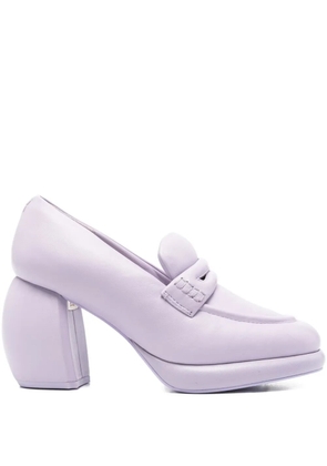 Martine Rose x Clarks 80mm bulbous-heel loafers - Purple