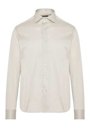 Corneliani longsleeved button-down shirt - Grey