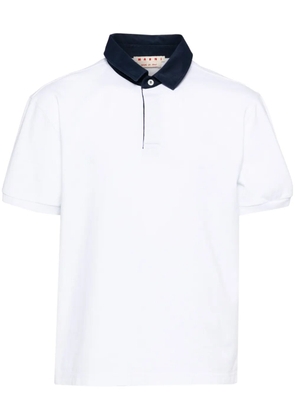 Marni short sleeves polo shirt - White