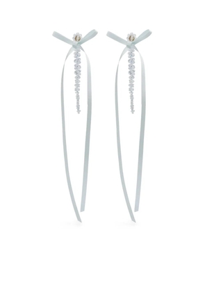 Simone Rocha bow-detailed earrings - White
