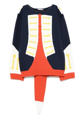 Charles Jeffrey Loverboy Animal Boo sweater - Blue