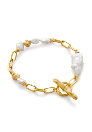 Monica Vinader x Amy Powney keshi-pearl bracelet - Gold