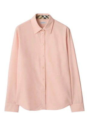 Burberry poplin cotton shirt - Pink