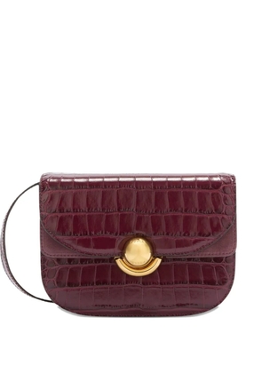 Furla Sfera crocodile-embossed dome satchel - Red