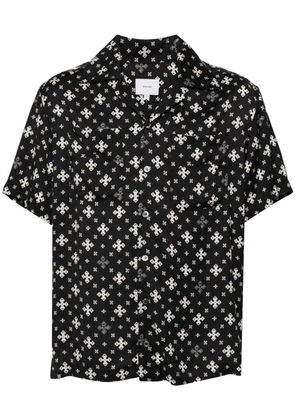 RHUDE cross bandana shirt - Black