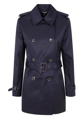 Lauren Ralph Lauren double-breasted trench coat - Blue