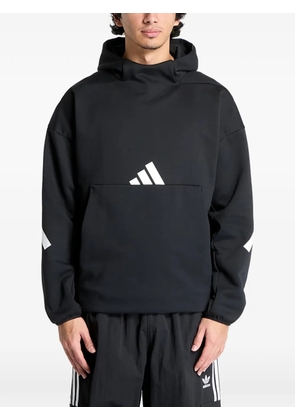 adidas logo-print hoodie - Black