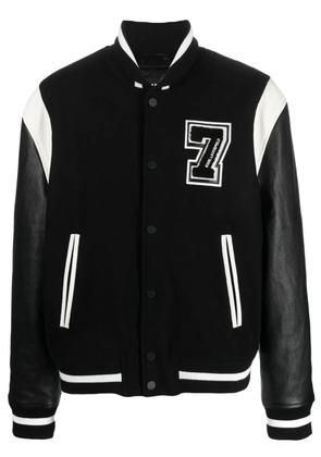 Karl Lagerfeld varsity bomber jacket - Black