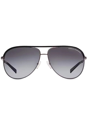 Armani Exchange navigator-frame sunglasses - Grey