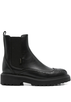 TWINSET 40mm elastic-panel chelsea boots - Black