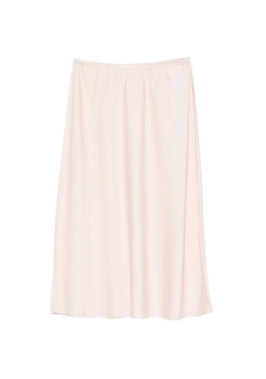 Lisa Yang elasticated-waist midi skirt - Pink