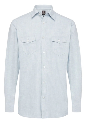Boggi Milano flannel shirt - Blue