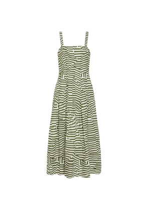 Marie Oliver Dixon striped dress - Green