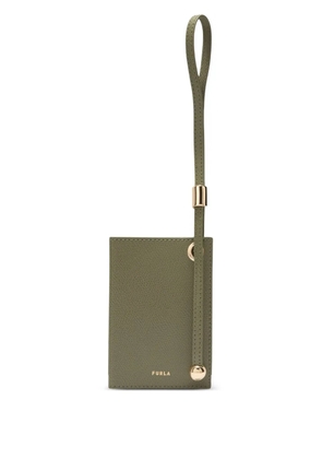 Furla small Laura leather card holder - Green